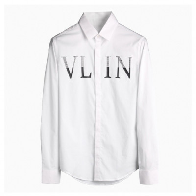 Valentino 2020 Mens Logo Casual Cotton Shirts - 발렌티노 2020 남성 로고 캐쥬얼 코튼 셔츠 Val0418x.Size(m - 3xl).화이트