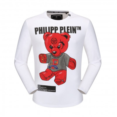 Philipp Plein Mens Skull Logo Tshirt - 필립플레인 남성 스컬 맨투맨 Phi0124x