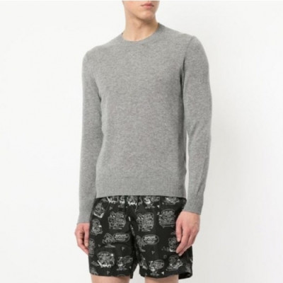 Moncler 2020 Mens Retro Logo Crew-neck Sweaters - 몽클레어 2020 남성 레트로 로고 크루넥 스웨터 Moc01833x.Size(s - 2xl).그레이