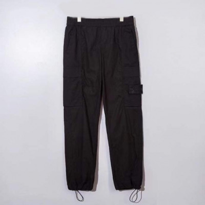 Stone Island 2020 Mens Logo Casual Cotton Pants - 스톤아일랜드 2020 남성 로고 캐쥬얼 코튼 팬츠 Sto0268x.Size(m - 2xl).블랙