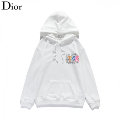 Dior 2020 Mm/Wm  Logo Casual Cotton Hoodie - 디올 2020 남/녀 로고 캐쥬얼 코튼 후디 Dio0861x.Size(m - 2xl).화이트