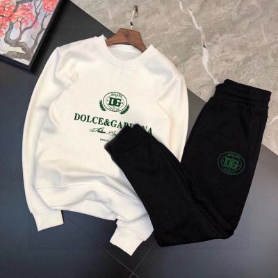 [돌체앤가바나]Dolce&Gabbana 2025 Mens Casual Training Clothes&Pants - 돌체앤가바나 2025 남성 캐쥬얼 트레이닝복&팬츠 Dol0269x.Size(m - 5xl).화이트