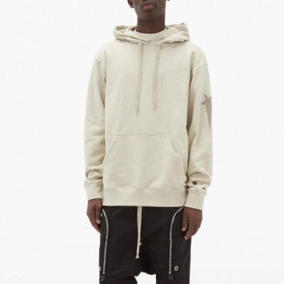 Rick Owens Mens Logo Cotton Zip-up Hooded - 릭오웬스 남성 로고 코튼 집업 후드티 Ric0075x