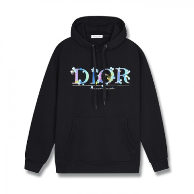 Dior 2020 Mm/Wm  Logo Casual Cotton Hoodie - 디올 2020 남/녀 로고 캐쥬얼 코튼 후디 Dio0933x.Size(s - xl).블랙