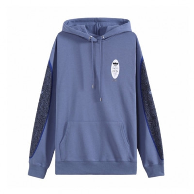Dior 2020 Mm/Wm  Logo Casual Cotton Hoodie - 디올 2020 남/녀 로고 캐쥬얼 코튼 후디 Dio01008x.Size(xs - l).블루