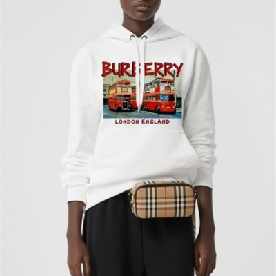 Burberry 2020 Mm/Wm Logo Casual Hoodie - 버버리 2020 남/녀 로고 캐쥬얼 후드티 Bur03412x.Size(s - xl).화이트