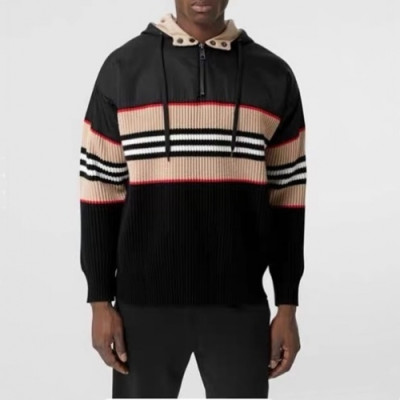 Burberry 2020 Mm/Wm Logo Casual Hoodie - 버버리 2020 남/녀 로고 캐쥬얼 후드티 Bur03435x.Size(s - l).블랙