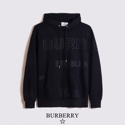 Burberry 2020 Mm/Wm Logo Casual Hoodie - 버버리 2020 남/녀 로고 캐쥬얼 후드티 Bur03442x.Size(s - 2xl).블랙