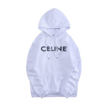 Celine 2020  Mm/Wm Logo Cotton Hoodie - 셀린느 2020 남/녀 로고 코튼 후디 Cel0088x.Size(xs - l).화이트
