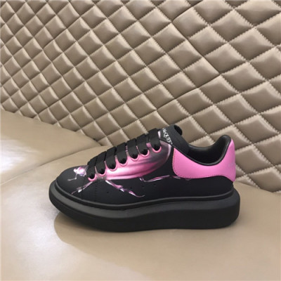 Alexander Mcqueen 2020 Women's Leather Sneakers - 알렉산더맥퀸 2020 여성용 레더 스니커즈,Size(225-250),AMQS0204,블랙