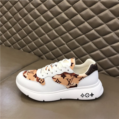 Louis Vuitton 2020 Men's Leather Sneakers - 루이비통 2021 남성용 레더 스니커즈,Size(240-270),LOUS1711,화이트