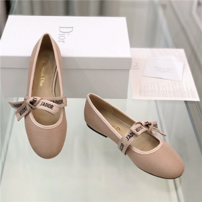 Dior Womens Leather Flat - 디올 2021 여성용 레더 플렛,Size(225-250),DIOS0315,베이지
