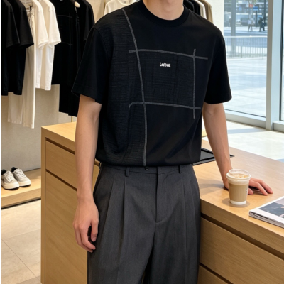 Loewe Mens Short Sleeved Tshirts - 로에베 남성 반팔티 Loe0414x.Size(m - 3xl)