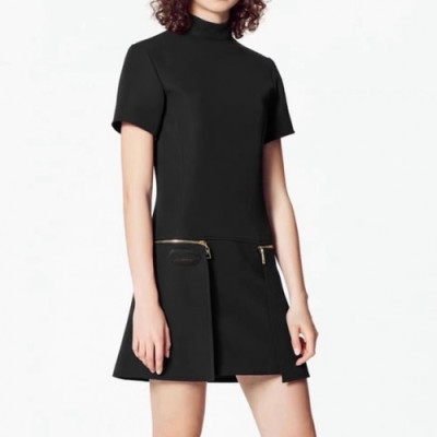 Louis vuitton Ladies Trendy One-pieces Black - 루이비통 2021 여성 트렌디 원피스 Lou02795x Size(s - l) 블랙