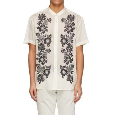 Saint Lauren Mens Trendy Shirs - 입생로랑 남성 플라워 반팔티 - ysl116x