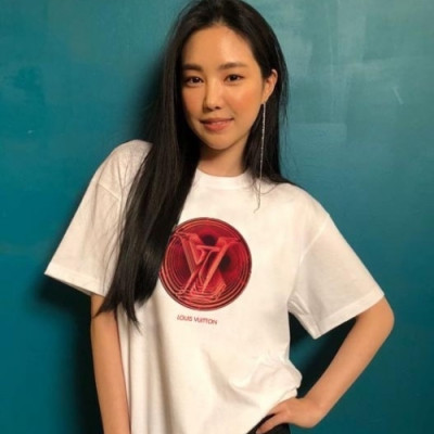 Louis vuitton Mm/Wm Logo Short Sleeved Tshirts White - 루이비통 2021 남/녀 로고 반팔티 Lou02970x Size(xs - l) 화이트