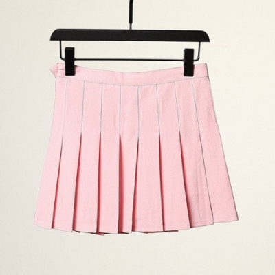 Thom Browne  Womens Classic Cotton Skirts Pink - 톰브라운 2021 여성 클래식 코튼 스커트 Thom01285x Size(0 - 4) 핑크