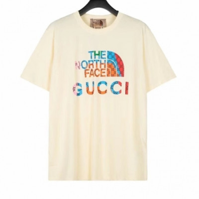 Gucci  Mm/Wm Logo Short Sleeved Tshirts Ivory - 구찌 2021 남/녀 로고 반팔티 Guc03824x Size(xs - l) 아이보리