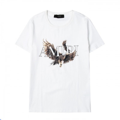 Amiri Mm/Wm Logo Cotton Short Sleeved Tshirts White - 아미리 2021 남/녀 로고 코튼 반팔티 Ami0264x Size(m- 2xl) 화이트