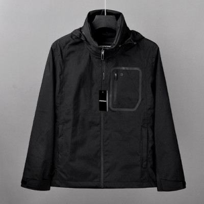 Armani  Mens Logo Casual Jackets Black - 알마니 2021 남성 로고 캐쥬얼 자켓 Arm0903x Size(m - 2xl) 블랙