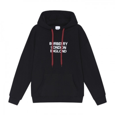 Burberry Mm/Wm Logo Casual Cotton Hoodie - 버버리 2021 남/녀 로고 캐쥬얼 코튼 후드티 Bur04066x Size(xs - l) 블랙