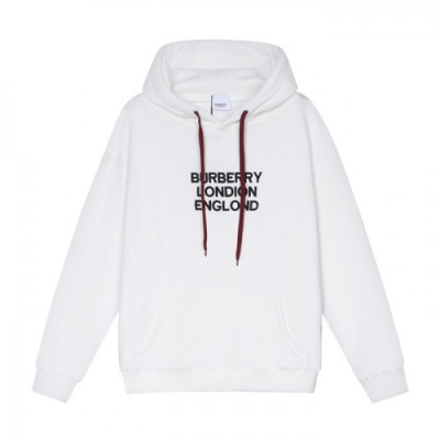 Burberry Mm/Wm Logo Casual Cotton Hoodie White - 버버리 2021 남/녀 로고 캐쥬얼 코튼 후드티 Bur04067x Size(xs - l) 화이트