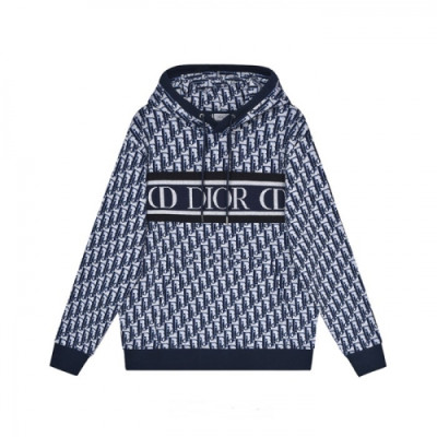 Dior  Mm/Wm  Logo Casual Cotton Hoodie - 디올 2021 남/녀 로고 캐쥬얼 코튼 후디 Dio01403x Size(xs - l) 블루
