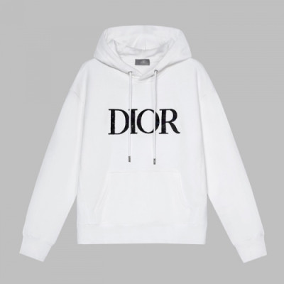 Dior  Mm/Wm  Logo Casual Cotton Hoodie White - 디올 2021 남/녀 로고 캐쥬얼 코튼 후디 Dio01416x Size(s - xl) 화이트
