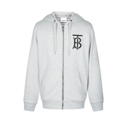 Burberry Mens Logo Casual Cotton Hoodie Gray - 버버리 2021 남성 로고 캐쥬얼 코튼 후드티 Bur04108x Size(s - 2xl) 그레이
