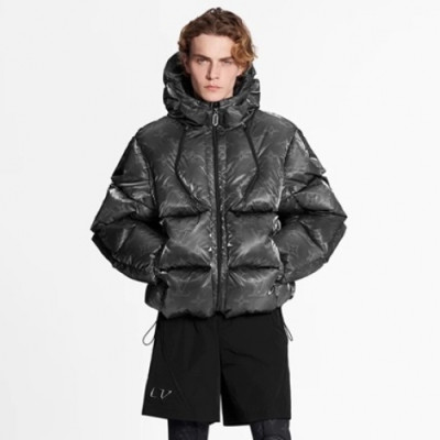 Louis vuitton Unisex Duck Down Padding Black - 루이비통 2021 남/녀 로고 덕다운 양면 패딩 Lou03614x Size(xs - l) 블랙