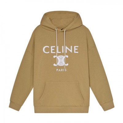 Celine Mm/Wm Logo Cotton Hoodie Camel - 셀린느 2021 남/녀 로고 코튼 후디 Cel0178x Size(s - l) 카멜