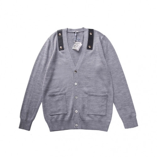 Loewe Mm/Wm Logo Crew-neck Wool Cardigan Gray - 로에베 2021 남/녀 로고 크루넥 울 가디건 Loe0492x Size(m - 2xl) 그레이