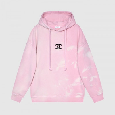 Chanel  Mm/Wm Logo Oversize Cotton Hoodie Pink - 샤넬 2021 남/녀 로고 오버사이즈 코튼 후드티 Cha0812x Size(s - l) 핑크