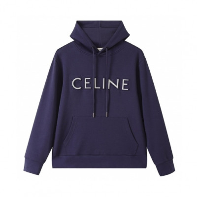 Celine Mm/Wm Logo Cotton Hoodie Navy - 셀린느 2021 남/녀 로고 코튼 후디 Cel0184x Size(m - 2xl) 네이비