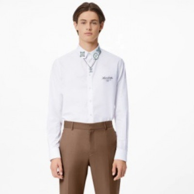 Louis vuitton  Mm/Wm Trendy shirts White - 루이비통 2021 남/녀 트렌디 셔츠 Lou03771x Size(xs - l) 화이트