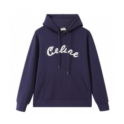 Celine Mm/Wm Logo Cotton Hoodie Navy - 셀린느 2021 남/녀 로고 코튼 후디 Cel0192x Size(m - 2xl) 네이비