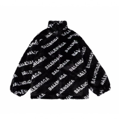 Balenciaga  Mens Logo Casual Jackets Black - 발렌시아가 2021 남성 로고 캐쥬얼 가죽 재킷 Bal01255x Size(s - xl) 블랙