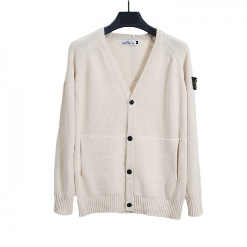 Stone Island Mens Casual Wool Cardigan Ivory - 스톤아일랜드 2021 남성 캐쥬얼 울 가디건 - sto435x