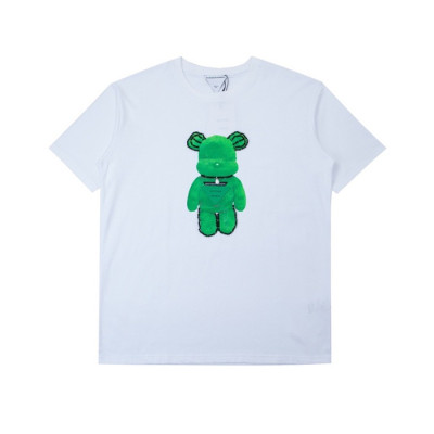 보테가 남성 크루넥 화이트 반팔티 - Mens White Tshirts - bot0262x