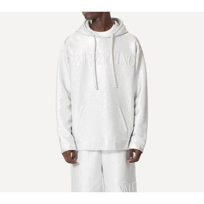 발렌티노 남성 캐쥬얼 화이트 후드티 - Mens White Hoodie - val0276x