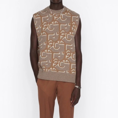 디올 남/녀 오블리크 카멜 베스트 - Unisex Camel Vest - dio02030x
