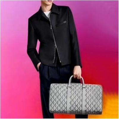 디올 남성 Lingot 그레이 키폴 - Mens Gray Keepall - dio02095x