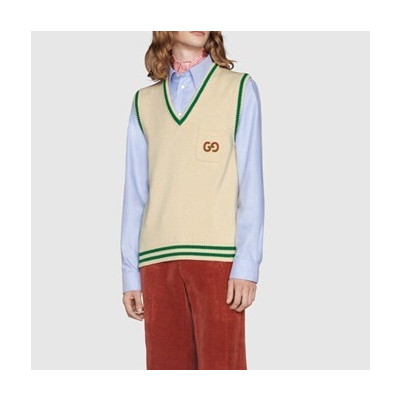 구찌 남성 아이보리 베스트 - Mens Ivory  Vest - guc05116x