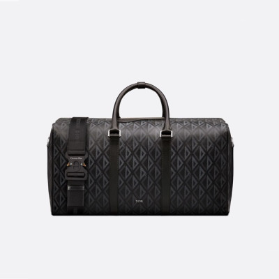 디올 남성 Lingot 블랙 키폴 - Dior Mens Black Keepall - dio02177x