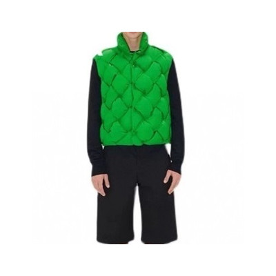 보테가베네타 남/녀 그린 다운 베스트 - Bottega veneta Unisex Green Vest - bv0443x