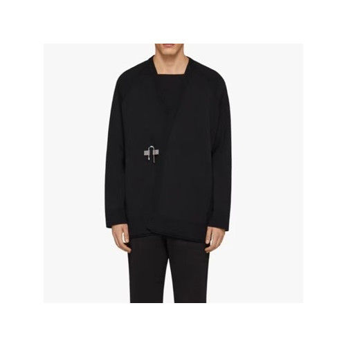 지방시 남성 베이직 블랙 가디건 - Givenchy Mens Black Cardigan - giv0904x