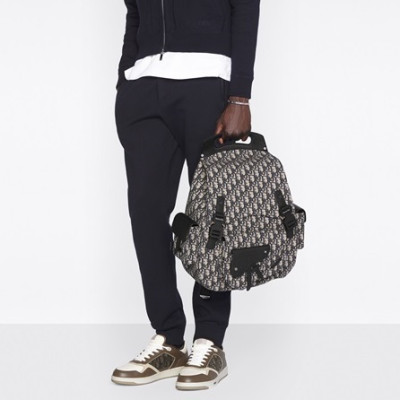디올 남성 오블리크 백팩 - Dior Mens Oblique Backpack - di80x