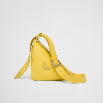 프라다 남성 옐로우 슬링백 - Prada Mens Yellow Fanny Bag - pr55x