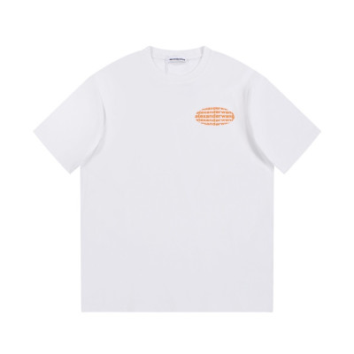 알렉산더왕 남성 이니셜 화이트 반팔티 - Alexander wang Mens White Short sleeved Tshirts - alx229x