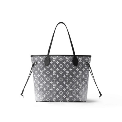 루이비통 여성 블랙 네버풀 숄더백 - Louis vuitton Womens Black Neverfull Bag - lv443x